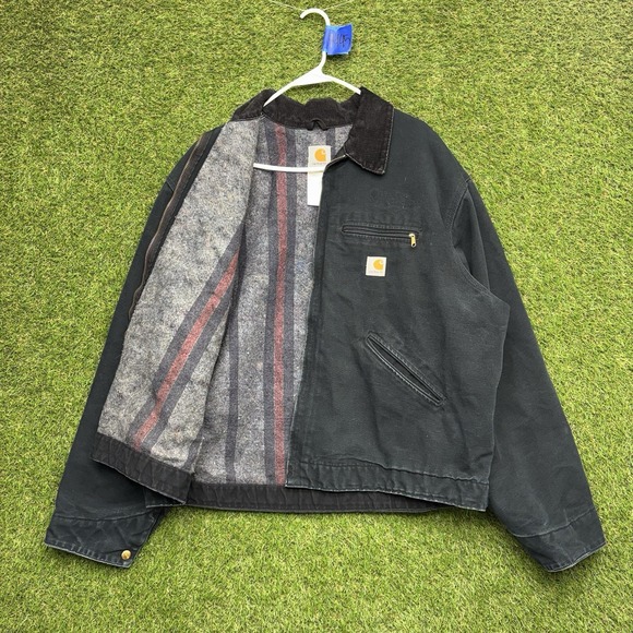 Carhartt Other - Vintage Carhartt Detroit Jacket Mens 50 J01 Blanket Lining Made In USA Workwear